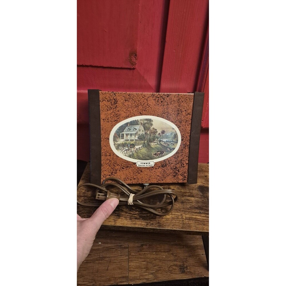Vintage Food Warming Tray Jasco Summer Currier & Ives Electric Model 725